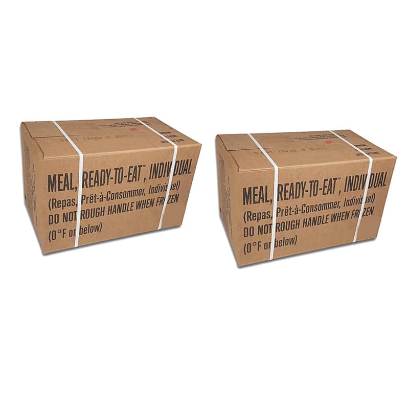 MRE Meal Kit Bundle Cases with Heater - Inspection Date 2025 or Better D706175