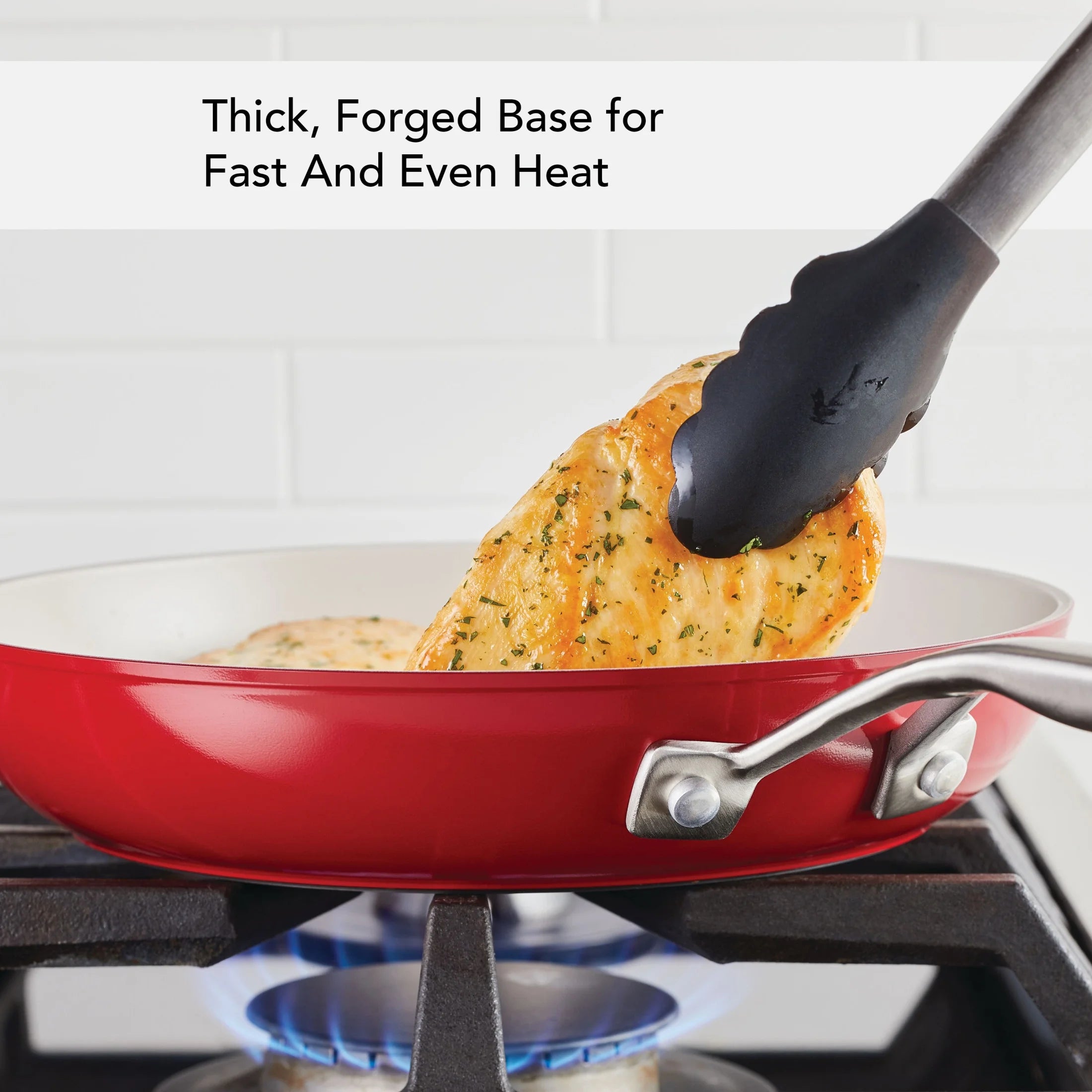 10 Piece Hard Anodized Ceramic Nonstick Cookware Set T7392