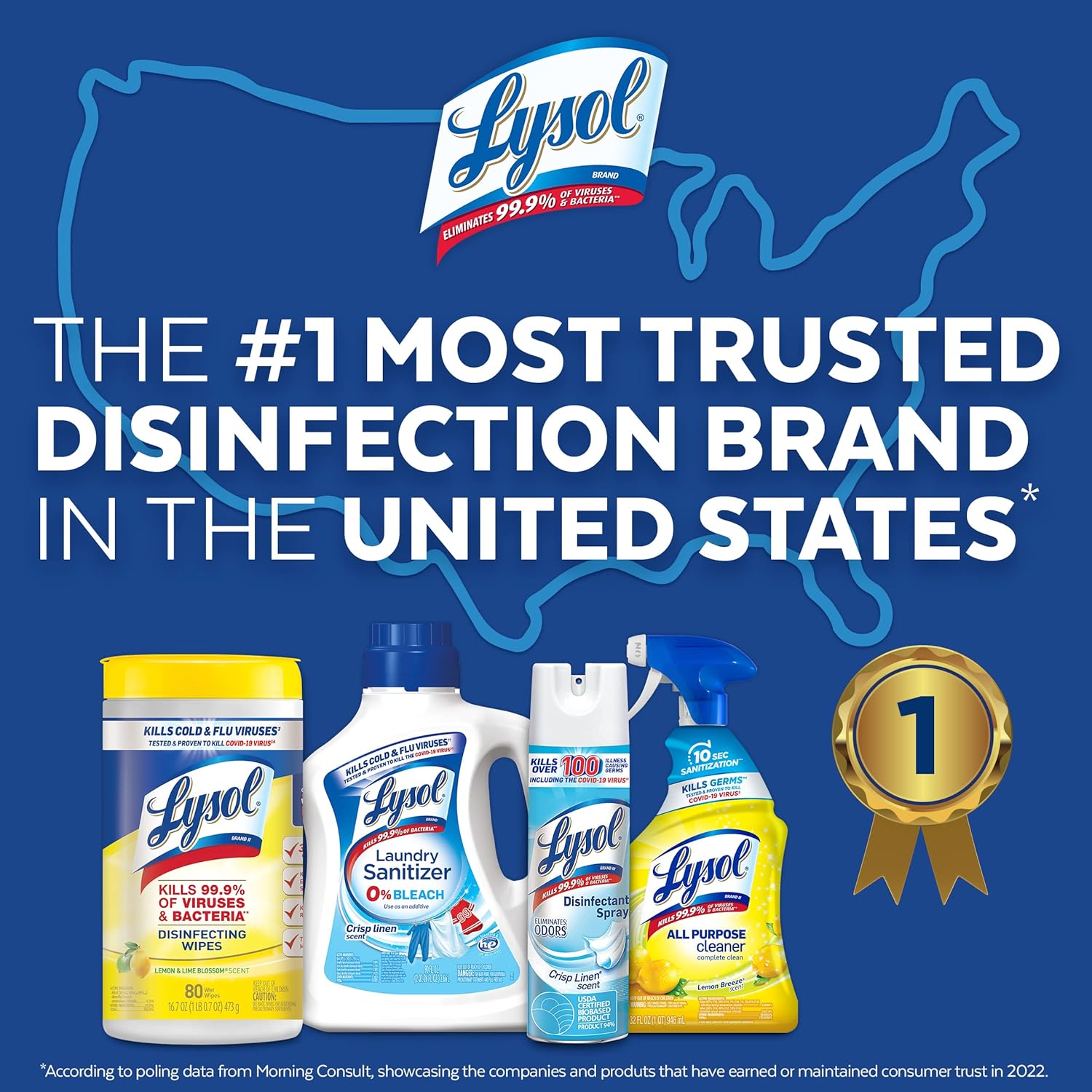 Lysol Disinfectant Wipes, Lemon and Lime Blossom, 80 Count B512591