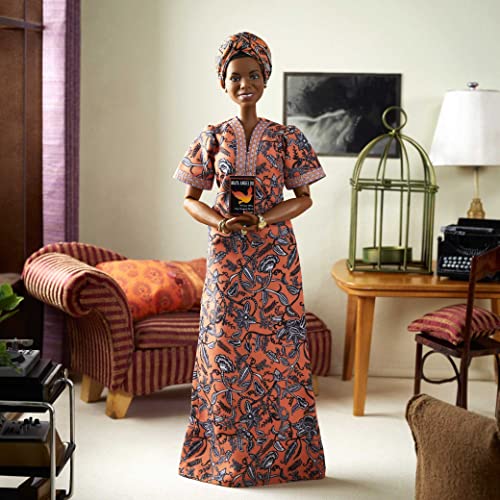 Maya Angelou Doll with Dress and Accessories J988