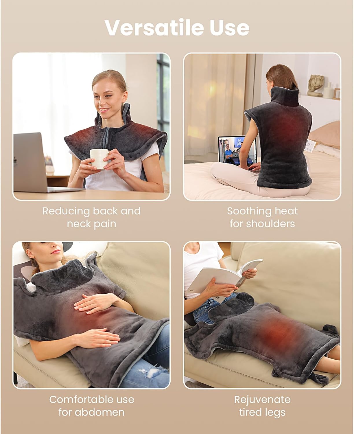 Weighted Electric Heating Pad, 24"x34" J93535