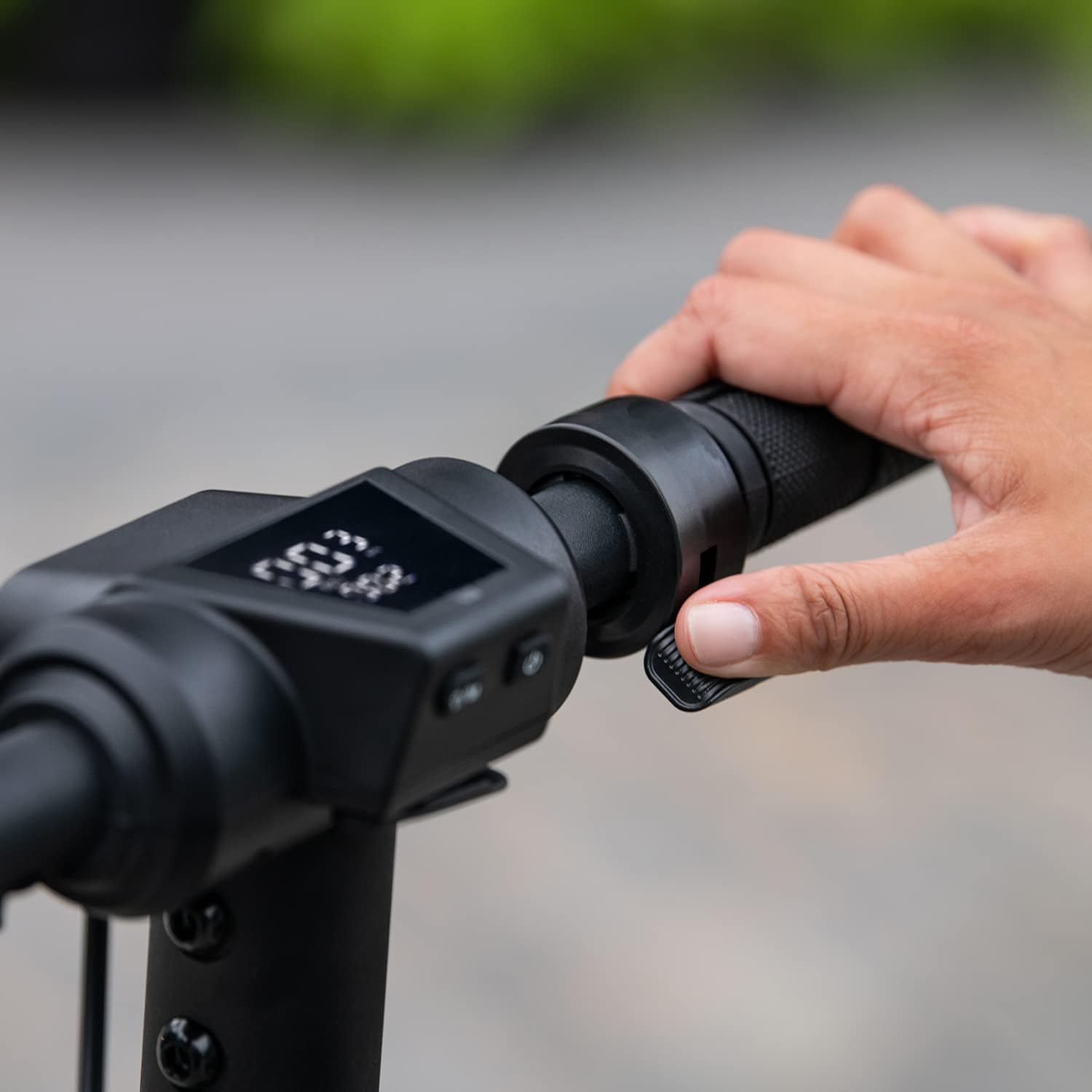 Electric Scooter, 15 miles per hour, 16 miles Max Range, 250-Watt Motor, Black Z6764