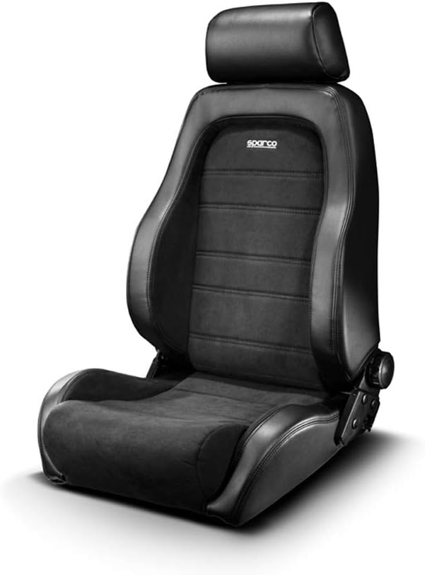 Black Skai Microfibre Reclinable Sport Seat Y62388