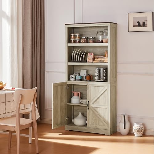 Black 5-Shelf Bookcase with Doors Z22613
