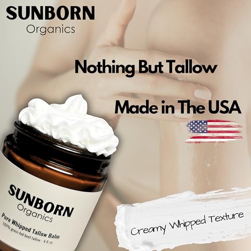 Unscented Organic Grass-Fed Beef Tallow Balm O343