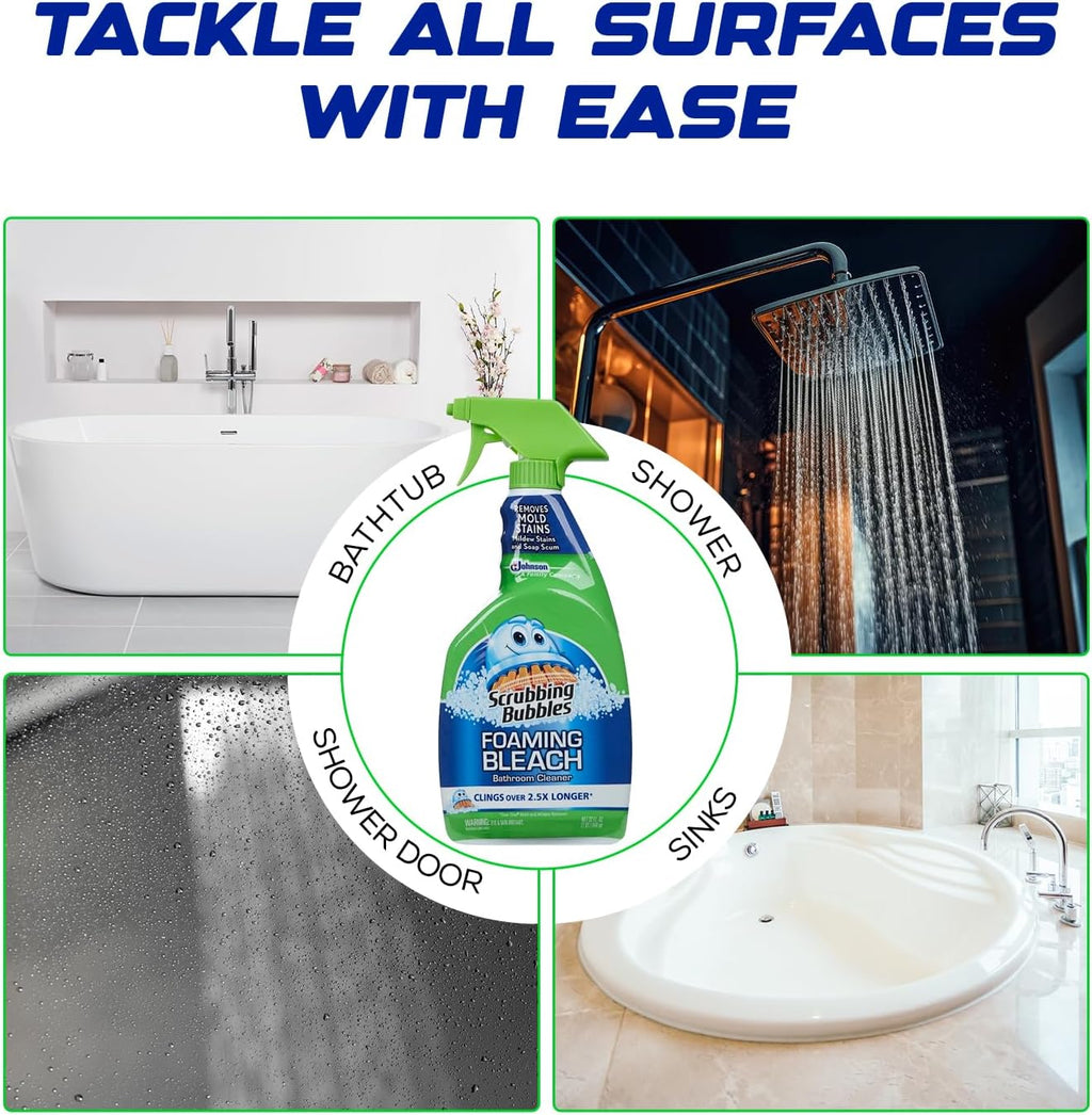 2-Pack Bathroom Cleaner Foam Spray R400064