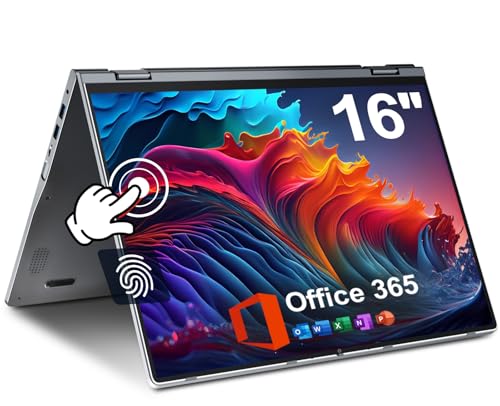16 inch Convertible Laptop with Touchscreen, 16GB RAM, 640GB Storage A78443