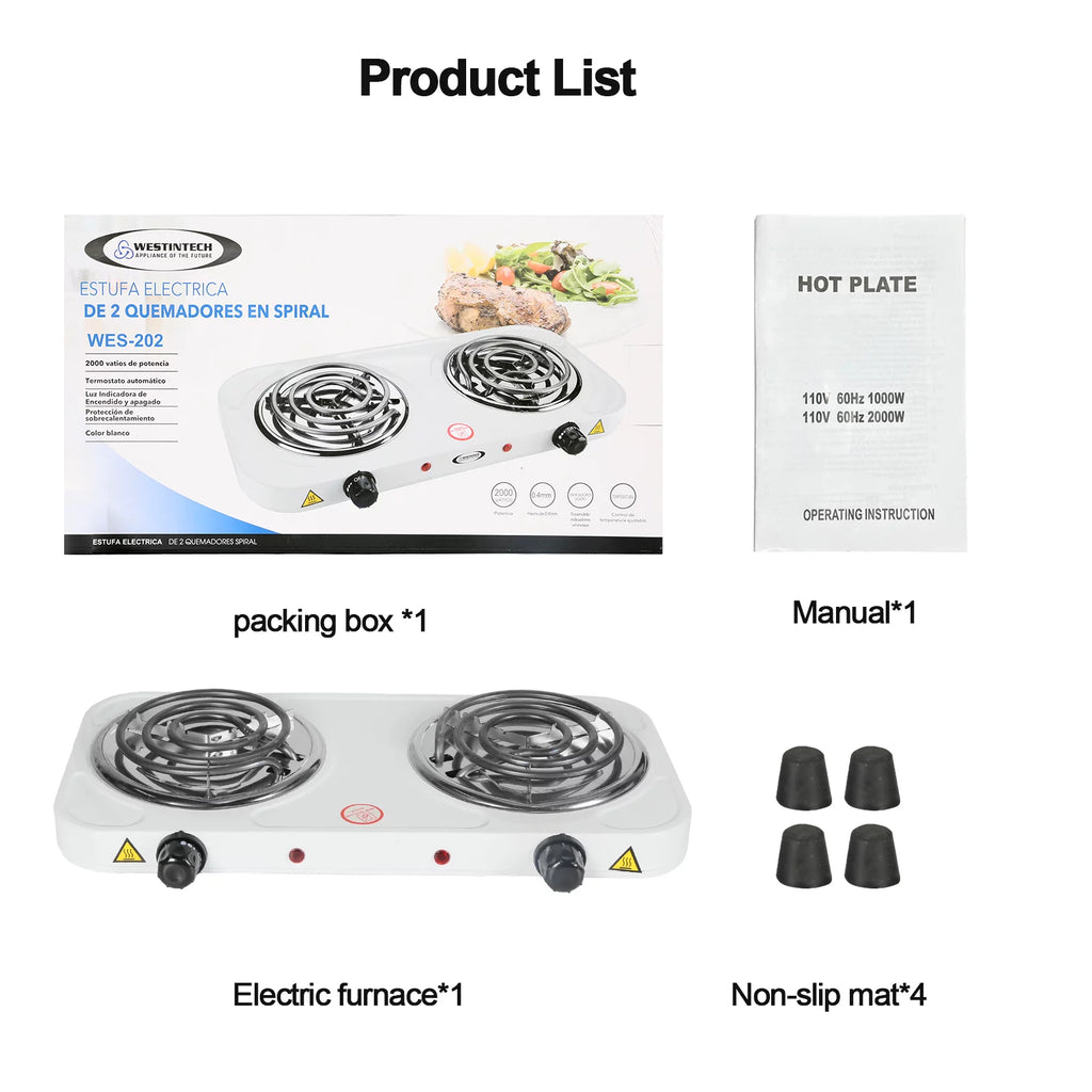2000W Electric Stove Burners E904
