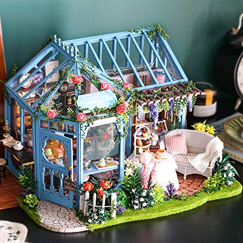 1:24 Scale DIY Dollhouse Kit with Furniture A164791