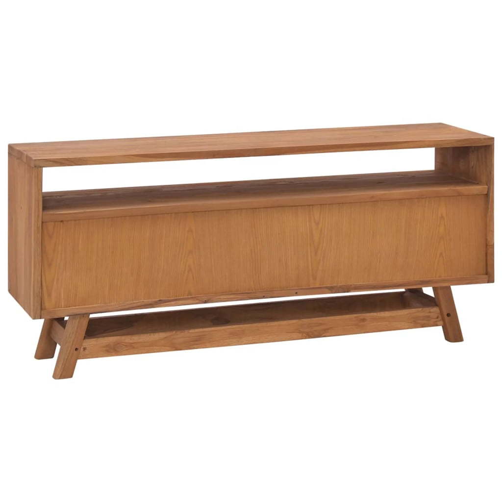 43.3"x11.8"x19.7" Solid Teak Wood TV Cabinet L527
