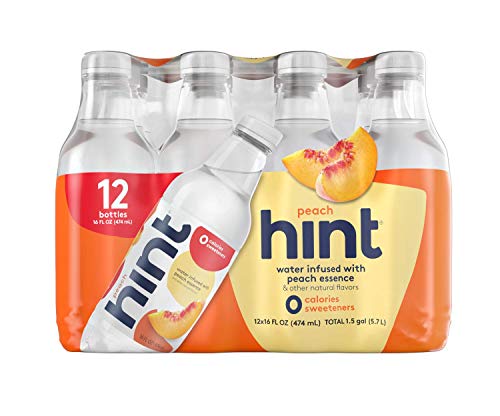 Hint Water Variety Pack 24 Bottles Zero Sugar Flavors Watermelon Blackberry Blueberry Lemon Strawberry Lemon Cherry Pineapple B2937