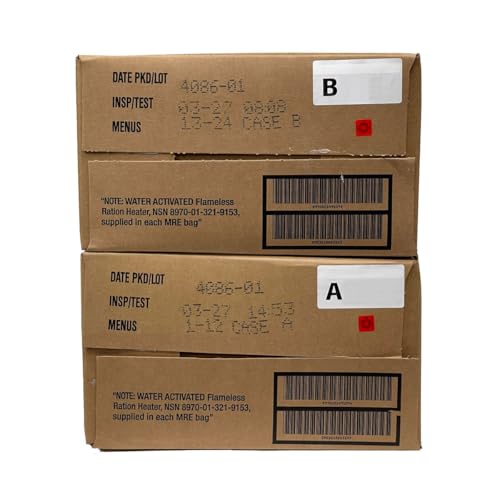 12 Pack Emergency Meals Ready to Eat E557373