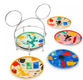 Mickey Mouse and Friends Tidbit Plates with Caddy Set H218