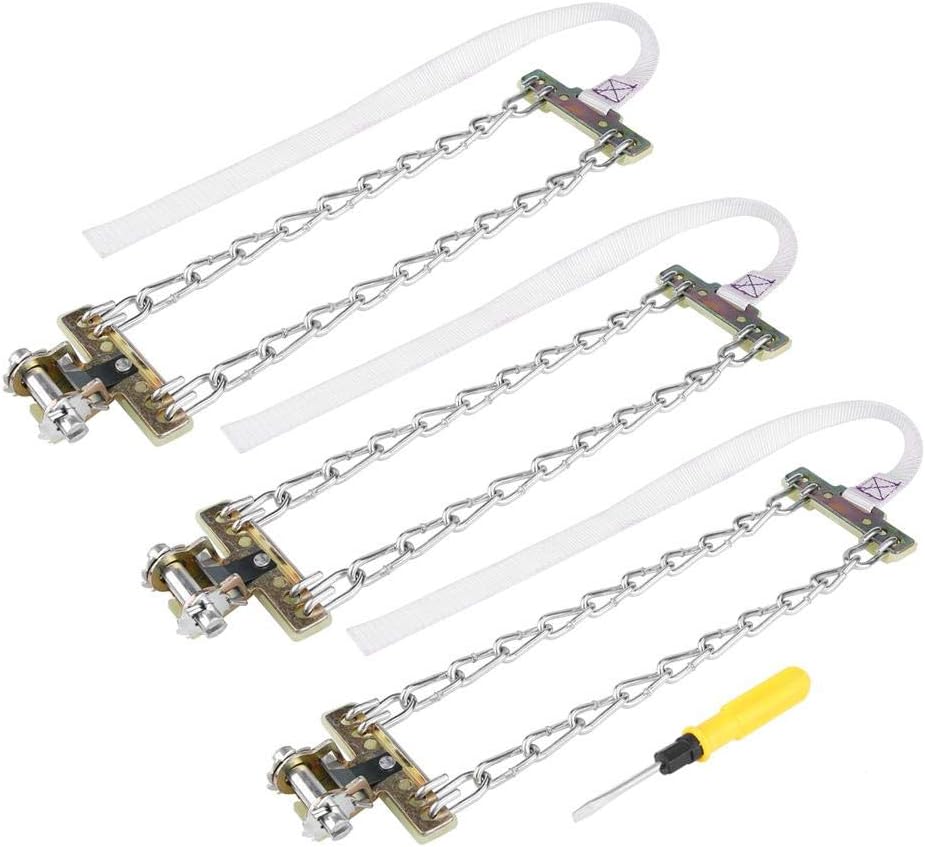 3pcs Tire Anti-skid Steel Chain Pack of 2 N784