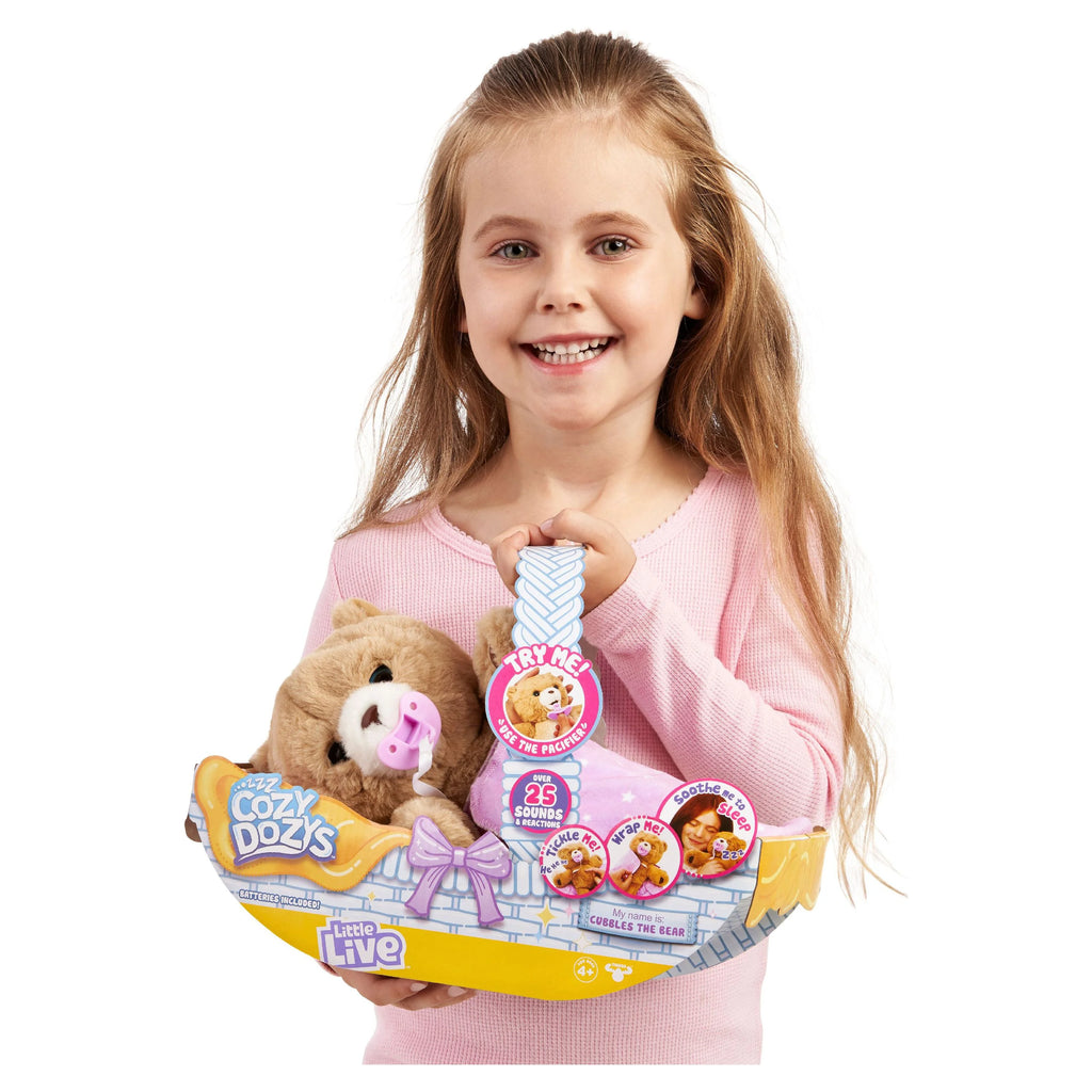 Cozy Dozy Bear with Sounds and Reactions W57280