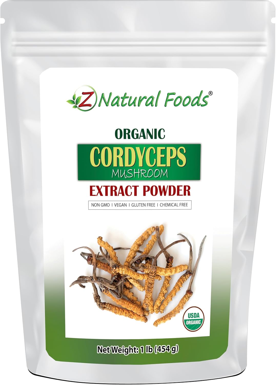 Organic Cordyceps Mushroom Extract Powder, 1 lb, 161 servings X8136