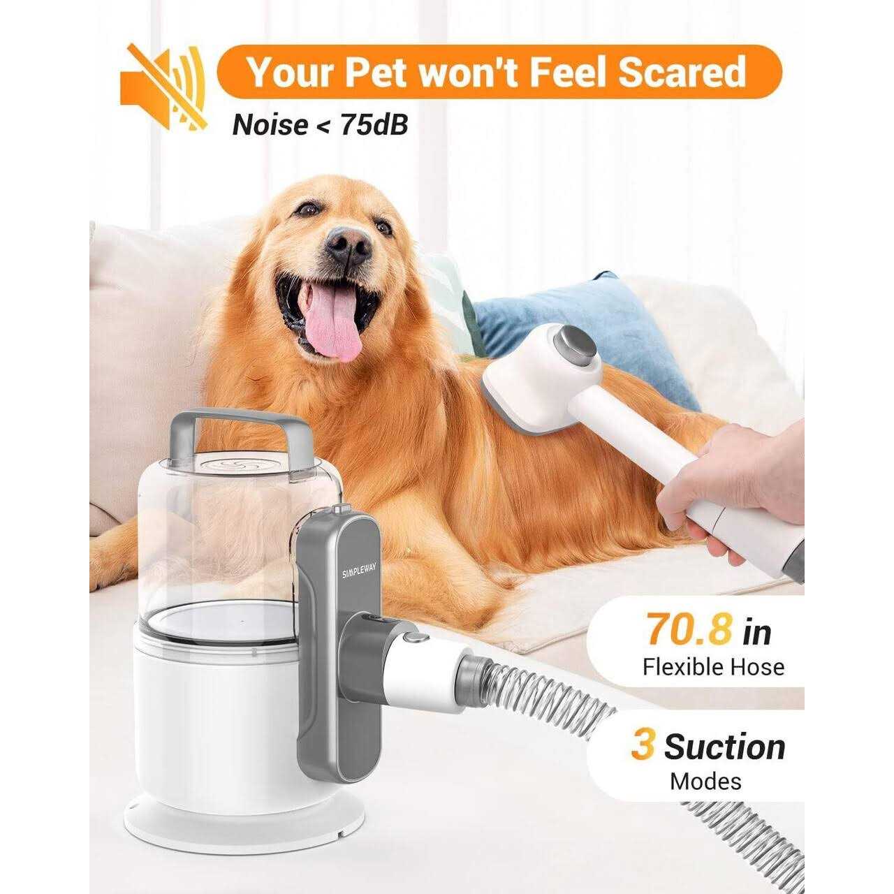 6 in 1 Pet Grooming Vacuum P377956