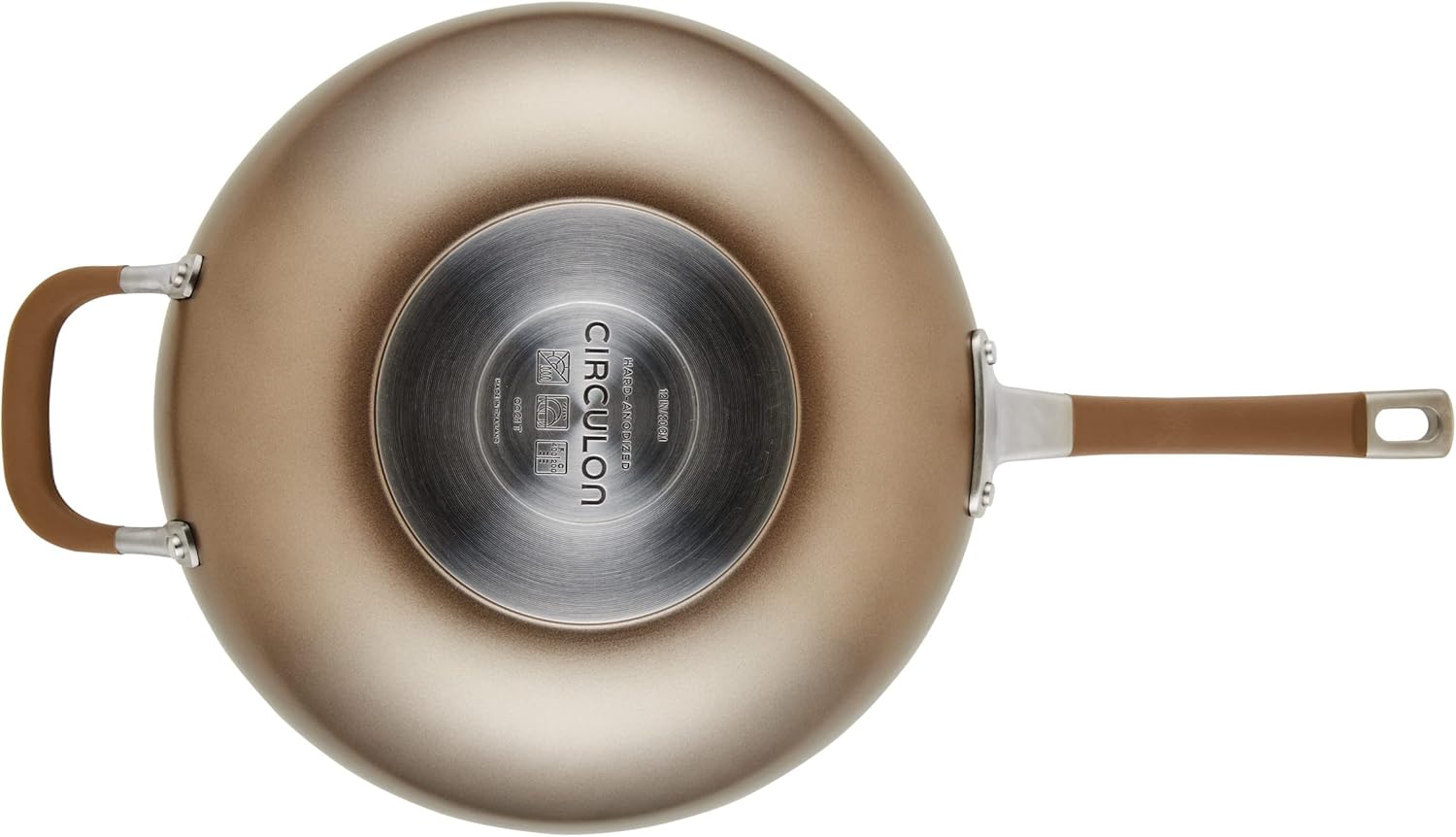 12 Inch Hard Anodized Nonstick Jumbo Cooker with Lid U938