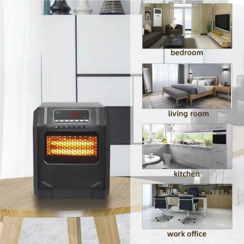 1500W Infrared Space Heater with Remote S96338