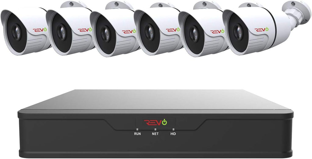 8Ch 2TB HDD DVR Video Security System with 6 x 1080p IR Bullet Cameras Z5095