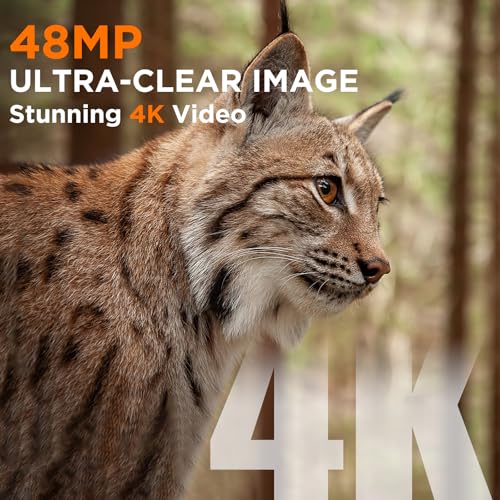 4K 48MP Night Vision Trail Camera M678333