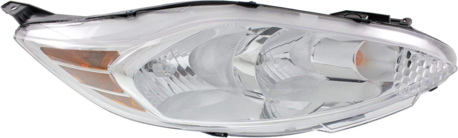 Headlight Set of 2 Clear Lens Halogen Composite Z103309