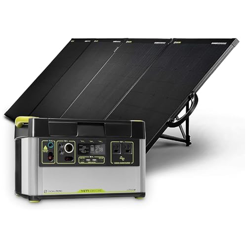 Portable Power Station, 1,000 W, Solar-Powered Generator X3228