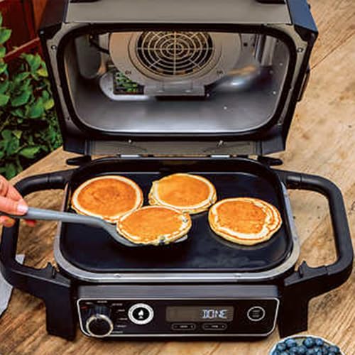Grey 7-in-1 Outdoor Electric Grill & Smoker E440
