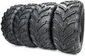 Set of 4 All Terrain ATV UTV Tires 25x8-12 Front 25x10-12 Rear 6PR X623178