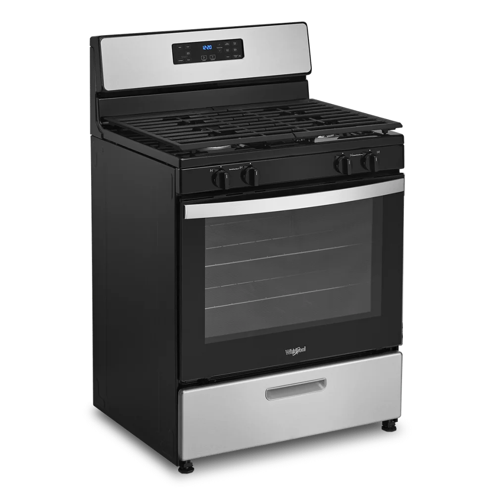 30" Free Standing Gas Range White W38361