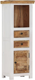 Brown&White Solid Wood Sideboard R2829