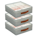 White 60 Cell Fabric Drawer Organizer A3552