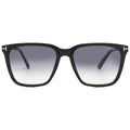 Smoke Gradient Square Sunglasses U6539