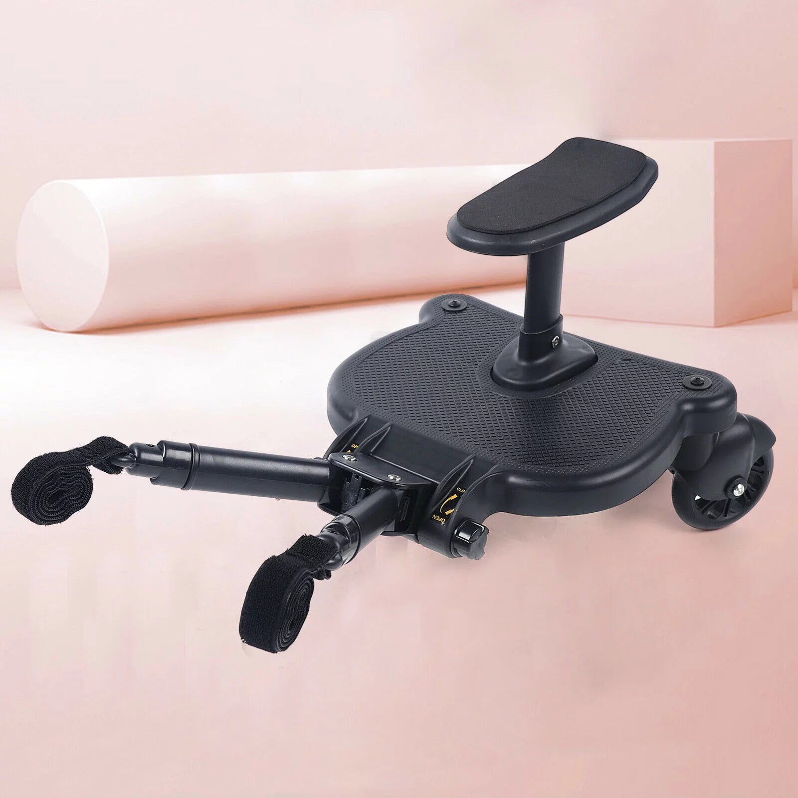 2-in-1 Stroller Ride Board with Detachable Seat and Standing Platform D604