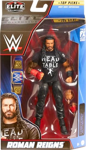 WWE Elite Collection Action Figure & Accessories Set, 6-inch Collectible with Articulation & Interchangeable Parts Y95242