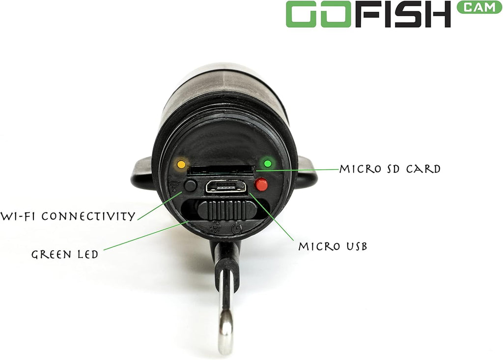 Black Wireless Underwater Fishing Camera U3802