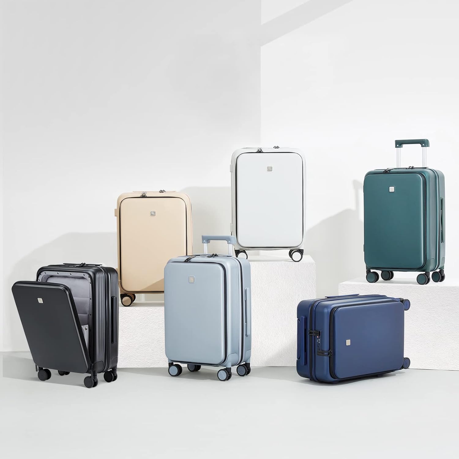 24 Inch Hard Shell Checked Luggage with Wheels and Lock T62612