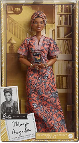 Maya Angelou Doll with Dress and Accessories J988