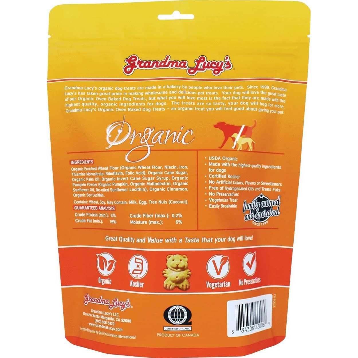 Organic Banana & Sweet Potato Oven Baked Dog Treats W9067
