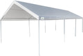 White 12x26 Carport Shelter A3225