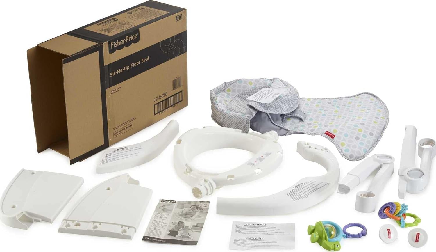 Portable Baby Floor Seat With Machine Washable Seat Pad Y700