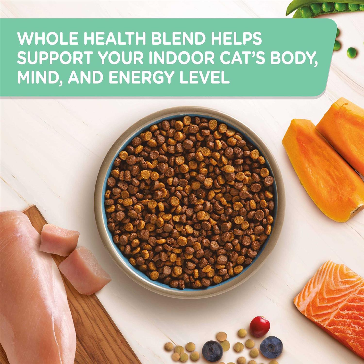 Chicken with Lentils & Salmon Dry Cat Food A5510