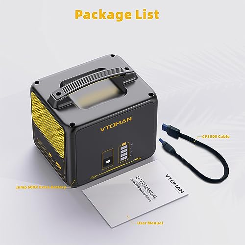 Portable Power Station with 600W AC Outlets V50989