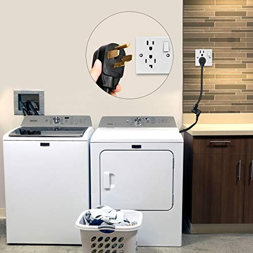 1.5 FT 30 Amp Dryer Adapter NEMA 10-30P to 14-30R N269