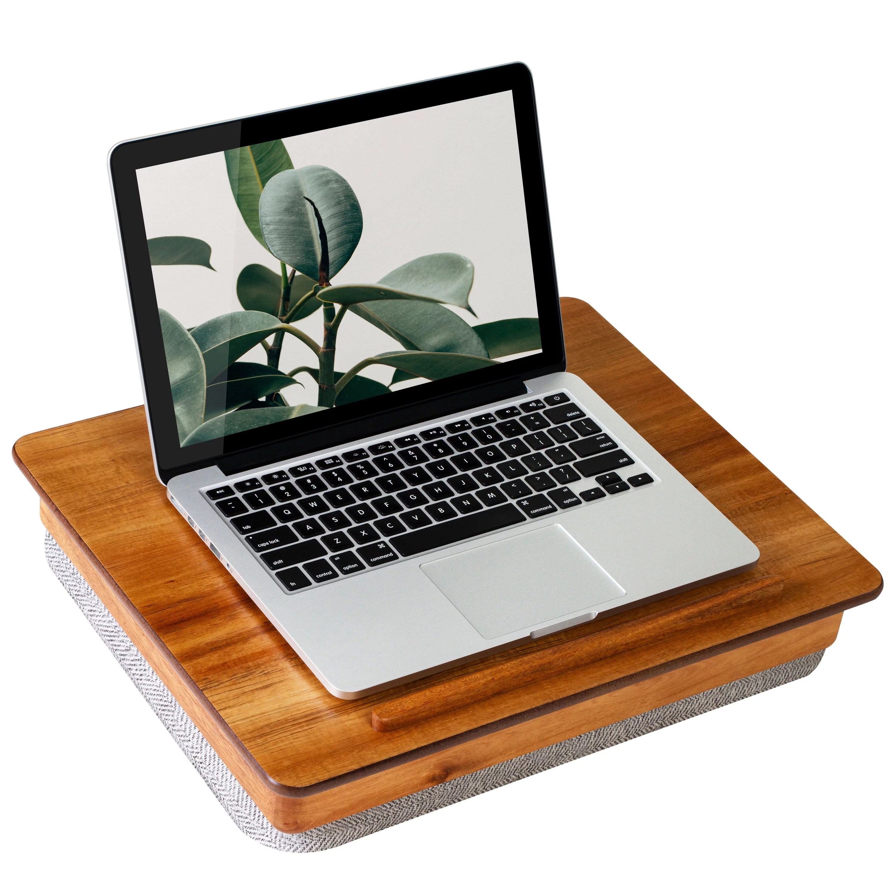 Natural Acacia Wood Lap Desk with Storage K55831