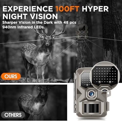 4K 48MP Night Vision Trail Camera M678333