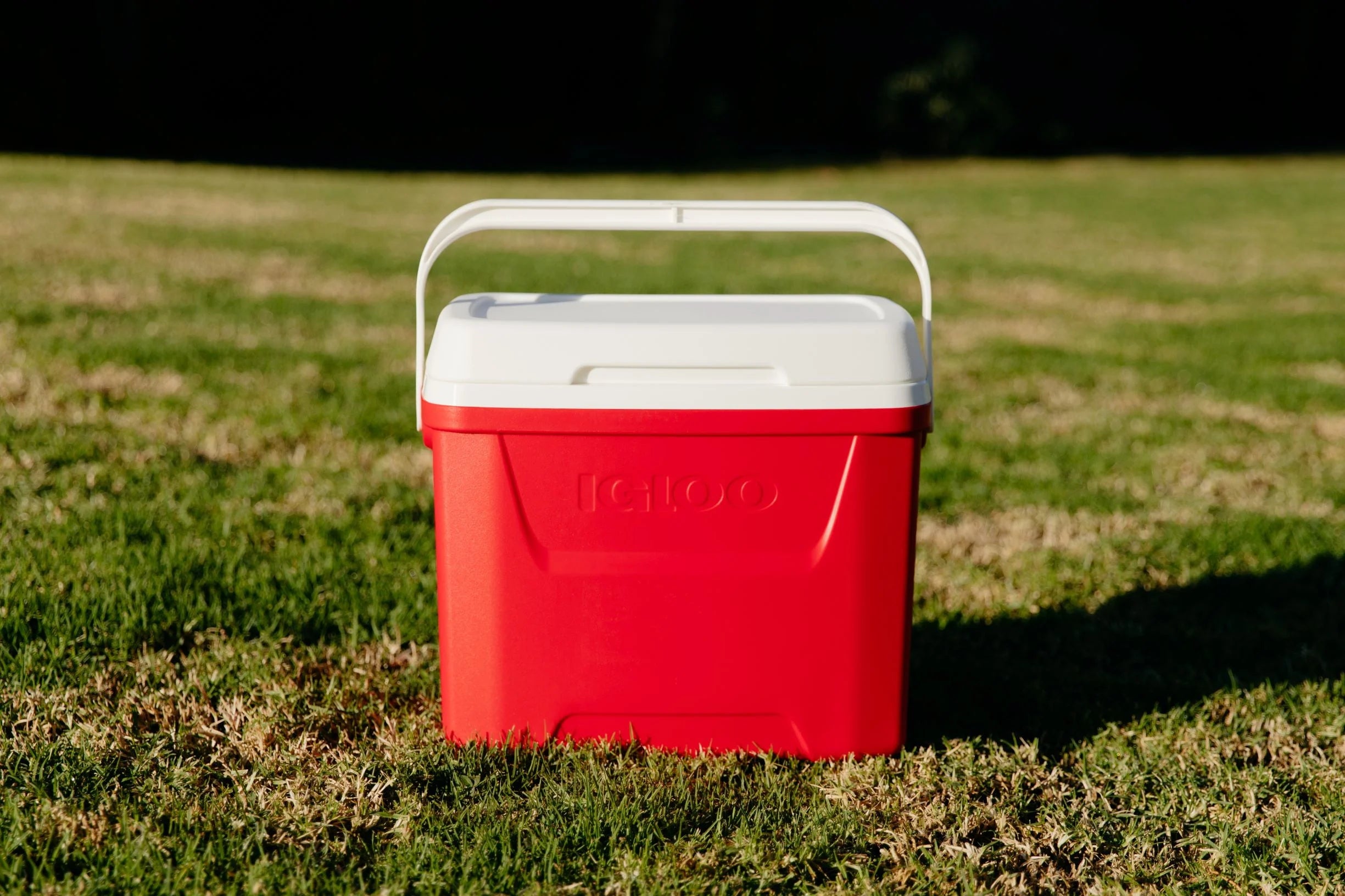 Red 28 QT Ice Chest Cooler B64953