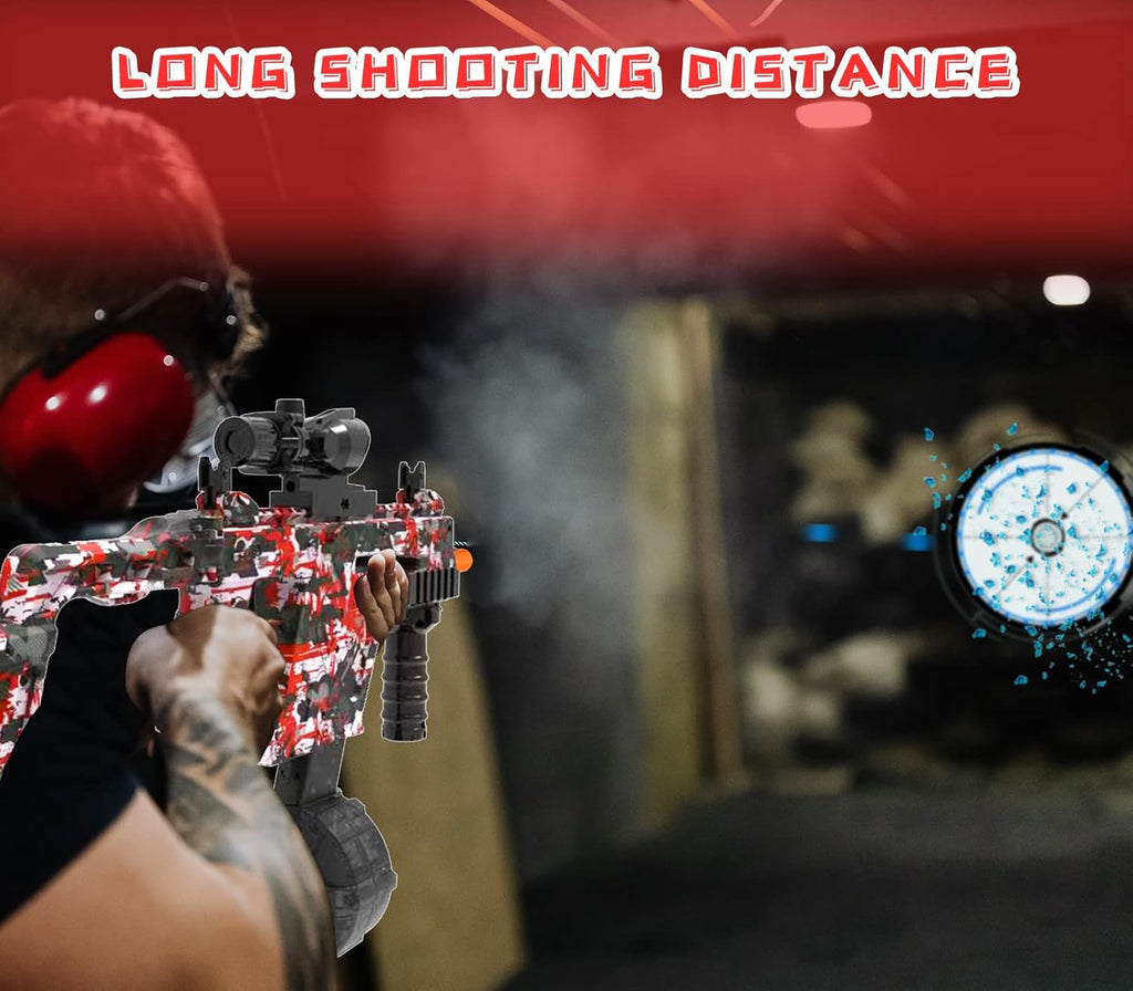 Red Electric Gel Ball Blaster with Goggles Z919082