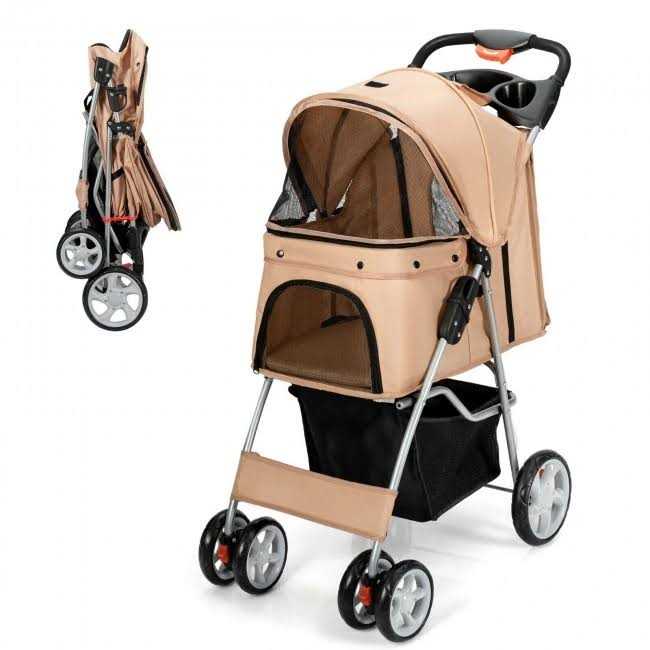 4 Wheel Foldable Dog Pet Stroller N20769