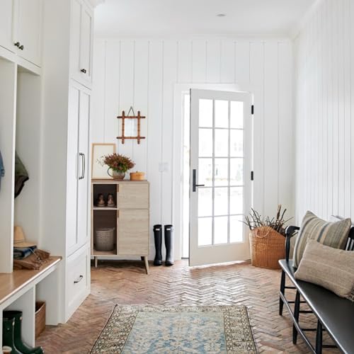 Storage Cabinet with Doors and Shelves, 4 Doors 3 Open Shelves J259733